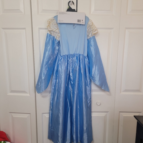 NEW Girls Blue Princess Costume Size 10-12 - Picture 8 of 10